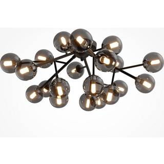 Maytoni Dallas loftlampe 20-lys, højde 25 cm, sort