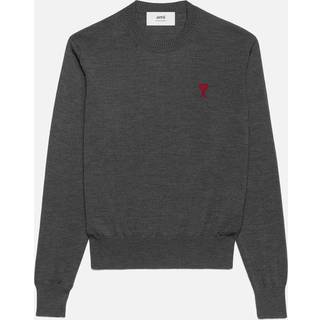 Ami Paris Ami De CÅur wool sweater - grey - EU 52