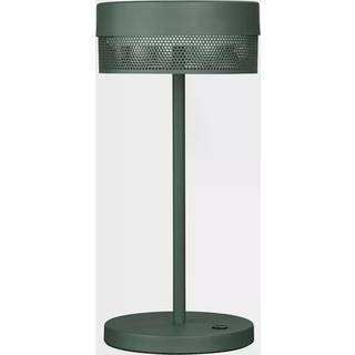 LED-bordlampe Mesh genopladeligt batteri, højde 30 cm, gran grøn
