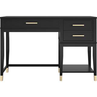 Computerbord med lifttop i MDF sort