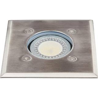 Lindby Insa nedgravningslampe, rustfrit stål, IP67, 11x11cm