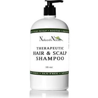 Zatural - Naked Neem - Neem Shampoo Natural beroligende hovedbundshampoo (16 oz shampoo)