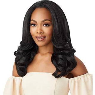 Oute Quick Weave Self Styled på 60 sekunder Neesha Soft & Natural New Half Wig Laysflat kræver mindre udeladelse Neesha H301 (1)