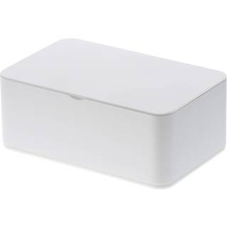 Yamazaki Kasse til vådservietter - Hvid - 19cm x 12cm x 7,5cm - Hera