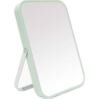 Yeake Table Desk Vanity Makeup Mirror 8-tommer b?rbart foldet spejl med metalstativ 90justerbar rotation tavel make up spejl h?ngende badev?relse