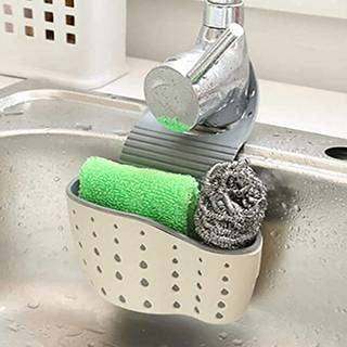 Vanvene Kitchen Sink Shelf Soap Sponge Drain Rack Holder Double Decker Hanging Basket Storage Suge Cup Kitchen Organizer Sink tilbeh?r Vask drops