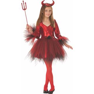 Rubies klassiske Devil Child's Costume Medium Red