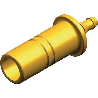 Adapter Whale Stem Adaptor, messing, Whale Quick Connect 15 mm (WS15) (udvendig) til 1/8" (3 mm) slange, messingfarvet, 1 styk