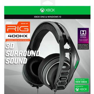 RIG 400HX officielt licenseret Xbox Gaming -headset med aftagelig st?jd?mpende mikrofon - Dolby Atmos 3D Surround Sound til Xbox Series X Xbox Se