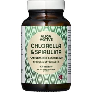 Aliga Aqtive Chlorella & Spirulina - 300 Tabletter
