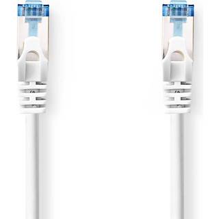 Nedis CAT6a netværkskabel | S/FTP | RJ45 Han | RJ45 Han | 3.00 m | Snagless | Runde | LSZH | Hvid | Label