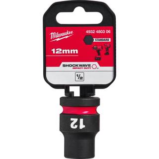 Milwaukee Shockwave Impact Duty Krafttoppe 1/2" firkant 12 mm