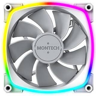Montech RX120 PWM WH - Reverse - Kabinet køler - 120mm - Hvid med RGB - 27 dBA
