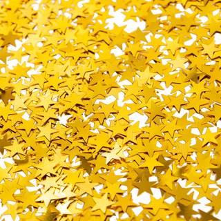 Guld stjerne konfetti
