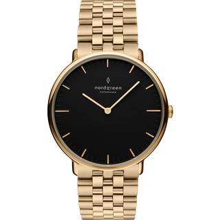 Native NR32GO5LGOBL Ur, Guld/Sort, 32 mm