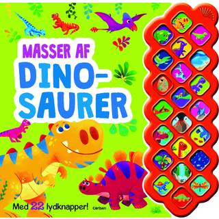 Masser af dinosaurer - med 22 lydknapper