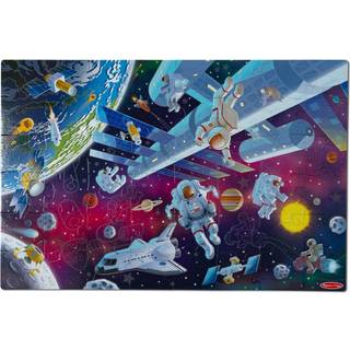 Melissa & Doug Puzzle - Outer Space Glow-in-the-Dark 48 pcs Floor