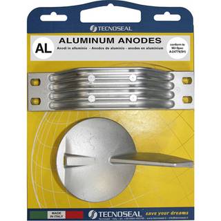 Aluminiumsanodekit Tecnoseal, til påhængsmotor, passer Yamaha 150 - 200 hk