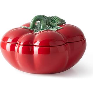 Bordallo Pinheiro Serving And Trays - 'Tomate' tureen in multicolour earthenware