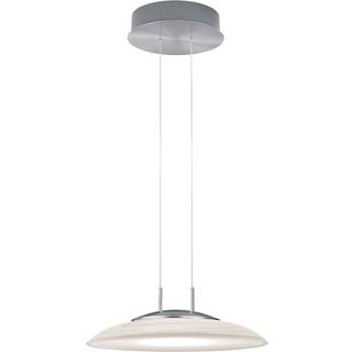 Findus LED-pendellampe, mat nikkel/krom