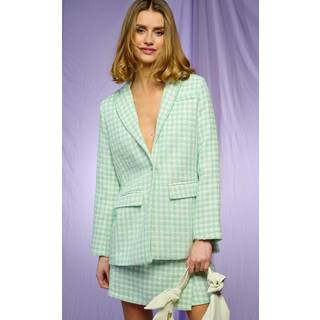 Noella Jasmine Loose Blazer Lime Mix