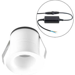 EVN Noblendo LED indbygget loftslampe hvid Ø 5,5 cm