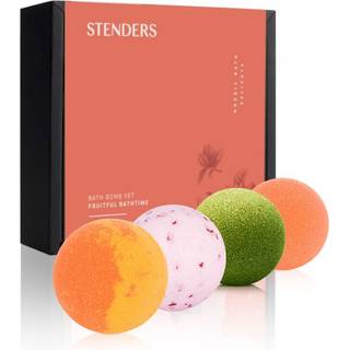 STENDERS Fruitful Bathtime! Badebombe type Grapefruit, Cranberry, Citrus Sorbet, Salt 4x120 g - 4x120 g