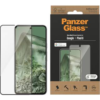 Google Pixel 8 PanzerGlass Ultra-Wide Fit Hærdet Glas - Sort Kant