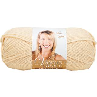 Lion Brand Vanna's Choice 860-123I Beige Indhold:100% akryl Vægt/Indhold:100 g = 170 meter Anbefalede pinde:5.50 mm Strikkefasthed:10 x10 cm = 16 m x 22 p Vask:Maskinvask max 40°C.
