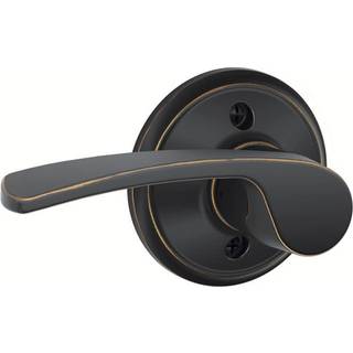 Schlage Merano Venstrehåndet håndtag Ikke-drejende lås i alderen bronze (F170 Mer 716 LH)