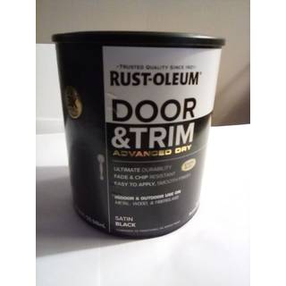 Rust-Oleum 369383 Avancerad torr dörr och trim färgkvart satin svart
