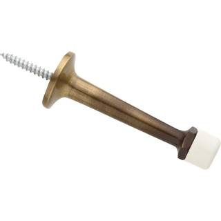 National Hardware N215-871 V1931 Stivt d?rstop i antik messing
