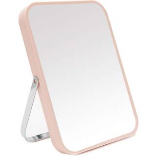Yeake Table Desk Vanity Makeup Mirror 8-tommer b?rbart foldet spejl med metalstativ 90justerbar rotation tavel make up spejl h?ngende badev?relse