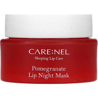 Carenel Granatæbl Lip Sleeping Mask 23G - Lip Gloss and Moisturizers Langvarige Night Treatments Lip Care Balm Chapped Cracked Lips Tør læber til