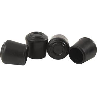 SoftTouch Rubber Ben Tip - (4 stykker) 3/4 """" Sort - 4 t?lling (pakke p? 1)