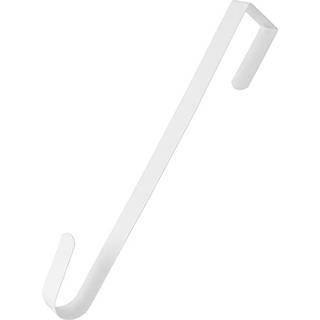 Rn'd over døren krans hænger krog - tynd metal overdreven krans holder sæsonbestemte bøjle kroge til for- eller bagdør (hvid 15 """")