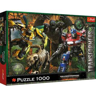 TREFL Transformers 1000 Piece Jigsaw Puzzle Rise of the Beasts 27 """" X19 """" Tryck DIY Puzzle Movie Creative Fun Classic Jigsaw för vuxna och barn