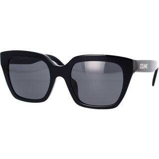 Celine CL40198F Asian Fit 01A 56 Solbriller Kvinder Black - Shiny Black - 56mm