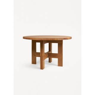 Frama Farmhouse Trestle Spisebord Ø 120 Cm - Spisebord & Barbord Eg - 4235