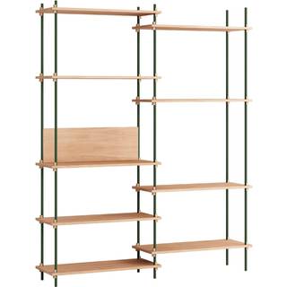 Moebe Shelving System – s.200.2.A - Oak/Pine-Green