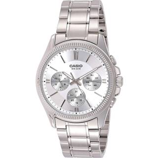 Herre Casio ENTICER GENT Sølv Grå Ur (Ø 35 mm)