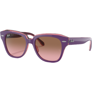 Ray-Ban Børn RJ9186S State Street Jr 711814 43 Solbriller Børn Lyserød - Purple Transparent Pink - 43mm