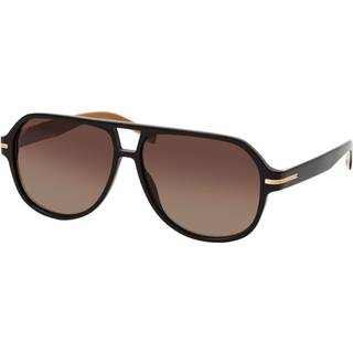 Hugo Boss Mand BOSS 1507/S 807/HA Solbriller Acetat Sort Brun Firkantet Skygge
