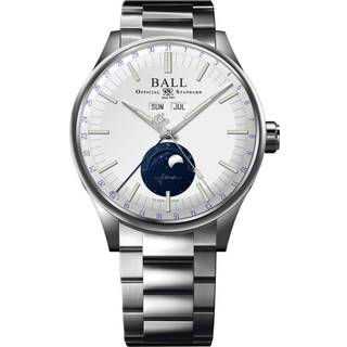 BALL Engineer II Moon Calendar Limited Edition Stainless Steel Men’s Watch NM3016C-S1J-WH