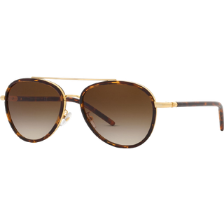 Tory Burch TY6089 330413 57 Solbriller Kvinder Tortoiseshell - Dark Tortoise - 57mm