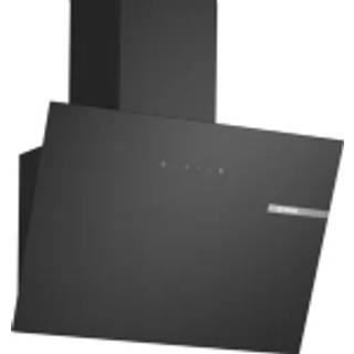 Bosch Serie 2 Væghængt emhætte 60 cm klart glas med sort tryk, Sort DWK65DK60