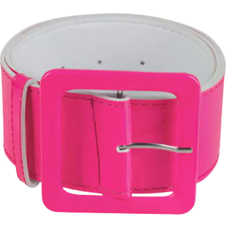 80er bælte bredt, neon pink