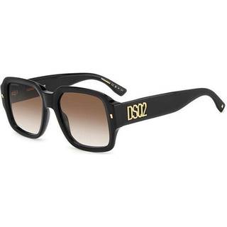 Dsquared2 Mand D2 0106/S 807/HA Solbriller Acetat Sort Brun Firkantet Skygge