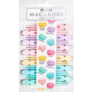 Hairclips Combi For Velcro Curlers Macarons 12 Pieces
