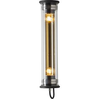 Dcwéditions In The Tube 100-500 Væglampe / Guldfarvet Reflektor / Uden Mesh - Loftslamper Messing Sort - 100-500-BL-GO